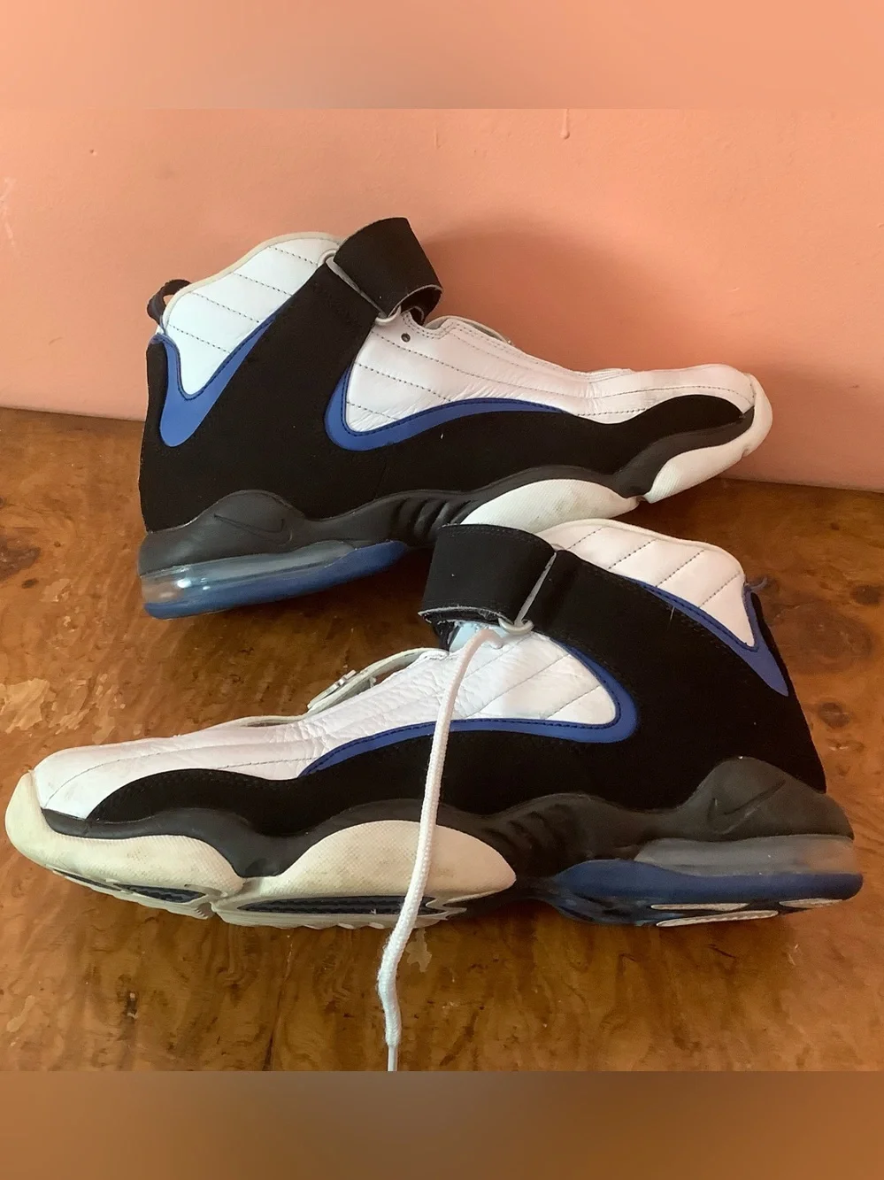 Nike Air Penny 4 OG Orlando Sneakers 864018-100 Men’s Shoes Size 10.5 No Laces
